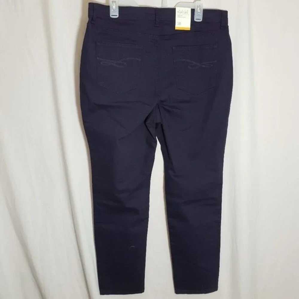 Style & Co Dark Grape Slim Leg High Rise Tummy Control (AN) - Picture 11 of 11